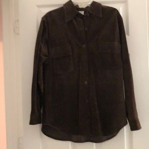 All leather shirt